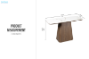 Picture of MERRINA 120 Console Table with Sintered Stone Top