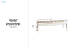 Picture of CHATEAU 140 Tufted Upholstered Bench