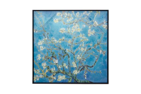 Picture of 367-004 Hand-Finished Canvas Decorative Wall Art (100×100cm) - Almond Blossoms (1890) by Vincent van Gogh