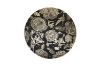 Picture of 371-006/007/008/009/010/011/012 Peony Placemat with White/Blue/Black Base 38CM