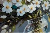 Picture of 357-010 Decorative Wall Art with Golden Frame (120x60cm) - Bouquet 