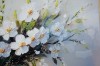 Picture of 357-011 Decorative Wall Art with Golden Frame (120x60cm) - Bouquet 