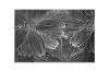 Picture of 371-020 Silver Sunflower Placemat in Black (45cmx30cm)
