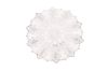Picture of 371-021 Golden  Feathers Placemat in White (38CM)