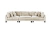 Picture of VIANNA Corduroy Sectional Modular Sofa Range (Beige) -  2PC Big Combo Set