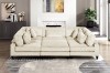 Picture of VIANNA Corduroy Sectional Modular Sofa Range (Beige) - 6PC Big Combo Set