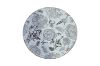 Picture of 371-006/007/008/009/010/011/012 Peony Placemat with White/Blue/Black Base 38CM