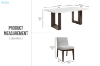 Picture of EDWYN 7PC 173 Marble Top Dining Set