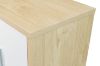 Picture of YORU 100 1-Door 3-Drawer Shoe Cabinet  (Oak & White)