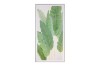 Picture of 368-002 Semi Hand Oil Painting Canvas Wall Art with Aluminum Alloy Frame (80×160cm) - Green Leaves