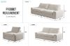 Picture of CAMERO Feather-Filled Fabric 1 Seater Sofa