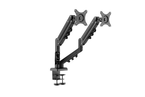 Picture of Moss Gas Spring Dual Monitors Arm (Black)