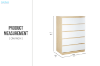 Picture of YORU 6-Drawer Storage Cabinet/Tallboy