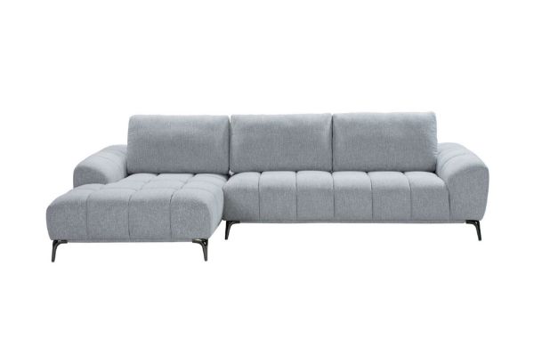 Picture of LENNOX Fabric Sectional Sofa/Sofa Bed with Adjustable Backrest - Chaise Facing Left