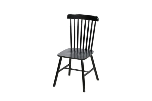 Picture of WINDSOR Solid Wood Dining Chair (Black)