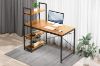 Picture of SHELTON 120 Office Desk with Shelves