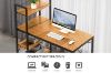 Picture of SHELTON 120 Office Desk with Shelves