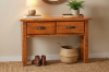 Picture of RIVERWOOD 120 2-Drawer Rustic Pine Console Table