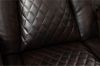 Picture of FAIRWAY Air Leather Dual Motor Reclining Sofa Range (Brown) -  1 Seat with Cup Holders & Storage (1R)