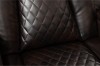 Picture of FAIRWAY Air Leather Dual Motor Reclining Sofa Range (Brown) - 3 Seat with Drop-Down Console & Reading Light & USB Port, Pop-up Socket & Wireless Charging (3RRC)