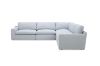 Picture of SPLENDOR Feather-Filled Fabric Modular Corner Sofa (Grey)