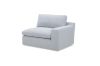 Picture of SPLENDOR Feather-Filled Fabric Modular Corner Sofa (Grey)
