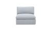 Picture of SPLENDOR Feather-Filled Fabric Modular Corner Sofa (Grey)