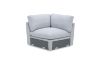 Picture of SPLENDOR Feather-Filled Fabric Modular Corner Sofa (Grey)