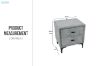 Picture of MOTIONFLEXI 2-Drawer Bedside Table