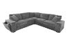 Picture of MARLIN Corduroy Fabric Sectional Sofa with Hidden Storage & Cup Holder