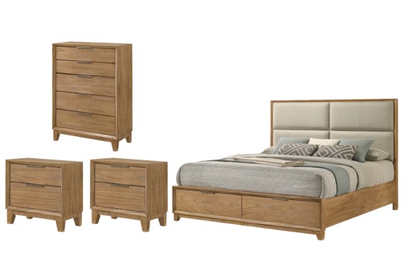 Picture of BRYDEN 4PC Bedroom Combo Set in Queen Size
