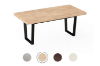 Picture of SYNERGYPLUS Modular Dining System - 160/180/200 Thick Table Top in 4 Colors with Trapezoid Metal Legs