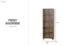 Picture of RIVERTON 5 - Tier Bookcase/Display Shelves (60x180cm)