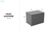 Picture of LORIEN 2-Drawer Bedside Table