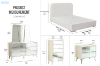 Picture of MIRORA 4PC/5PC/6PC Mirrored Bedroom Combo Set in Queen/Super King Size