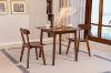 Picture of WINDSOR 80 Solid Wood Square Dining Table (Walnut)