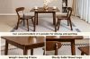 Picture of WINDSOR 80 Solid Wood Square Dining Table (Walnut)