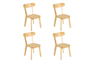 Picture of (45x47x80) RONDO Louis Style Solid Wood Dining Chair - 4 Chairs in 1 Carton