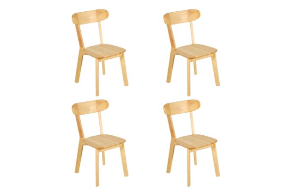 Picture of (45x47x80) RONDO Louis Style Solid Wood Dining Chair - 4 Chairs in 1 Carton