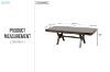 Picture of [FLOOR MODEL CLEARANCE] PERRY 183-228 Extension Dining Table