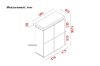 Picture of [FLOOR MODEL CLEARANCE]  BLANC Buffet with LED Lights (High Gloss White)