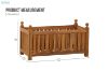 Picture of [FLOOR MODEL CLEARANCE] BALI Outdoor Solid Teak Double Flower Box (90x44x50cm)