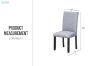 Picture of  [FLOOR MODEL CLEARANCE] SERENO High Back Fabric Dining Chair (Grey)