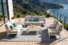 Picture of BONDI 6PC Aluminium Outdoor Lounge Sofa Set (White)