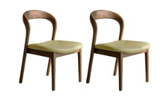 Picture of FUMIKO Solid Wood  Dining Chair - 2 Chairs in 1 Carton