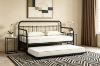 Picture of LIRA Metal Daybed Frame with Pull-Out Trundle