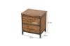 Picture of KANSAS 3PC Bedroom Combo in Queen Size (Acacia Wood)