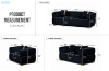 Picture of VEGAS 3/2/1 Seater Chesterfield Velvet Sofa Range (Black) 