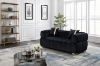 Picture of VEGAS 3/2/1 Seater Chesterfield Velvet Sofa Range (Black) 