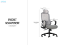 Picture of ZYLO High Back Office Chair with Adjustable Headrest & Backrest